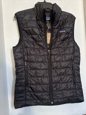 NEW Men’s Patagonia Nano Puff  Lightweight PRIMALOFT Vest Black Size Small New